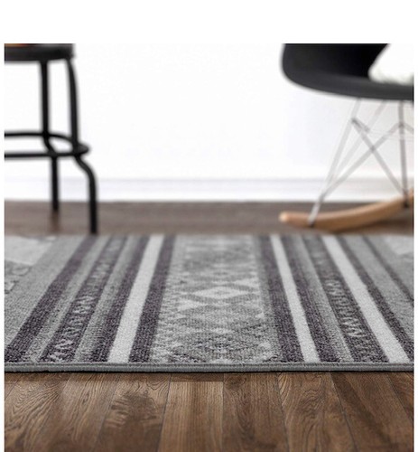 Non-Slip 2x7 Rubber Backing Moroccan Geometric Low Profile Pile Indoor Area Rug - Picture 24 of 48