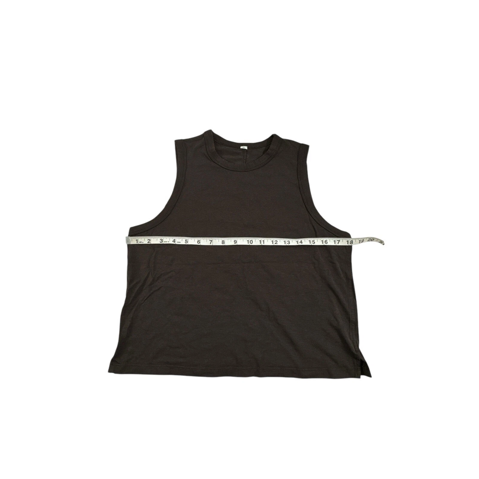 lululemon classic fit cotton blend crop tank-top