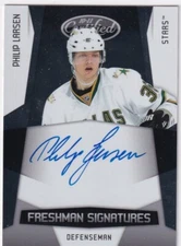 2010-11 PANINI CERTIFIED PHILIP LARSEN FRESHMAN SIGNATURES /1299