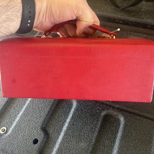 Vintage Dulwich Designs Embossed Handracfted Jewelry Box, Key, Handle,Travel Cse - Picture 13 of 14