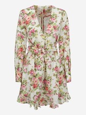 NWOT. ZIMMERMANN Floral Print Mini Dress AU 0 / US 4