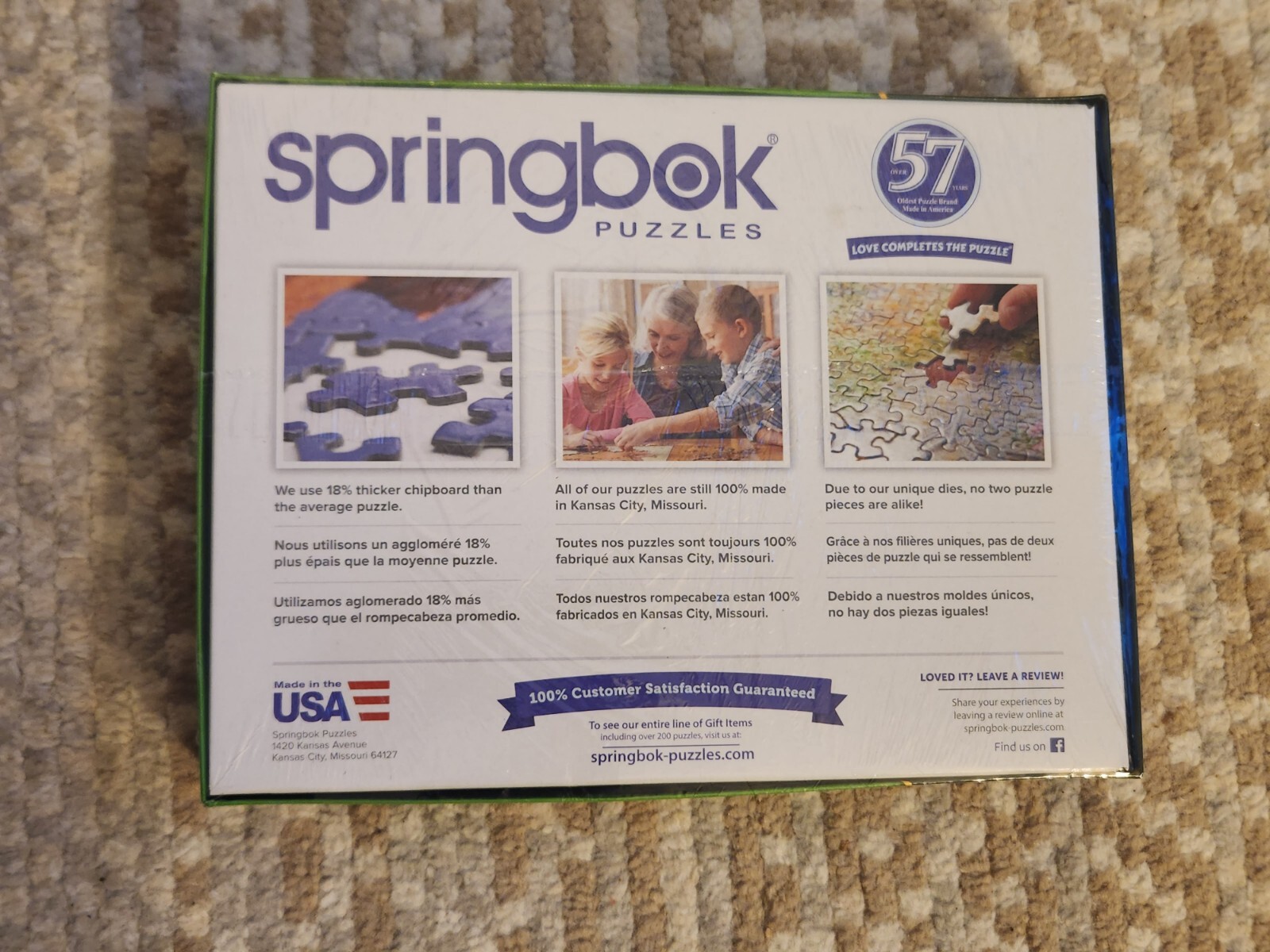 Spring Box Puzzle Book Store SPRINGBOK PUZZLE 500 PIECE ( NEW ) MADE IN USA | eBay