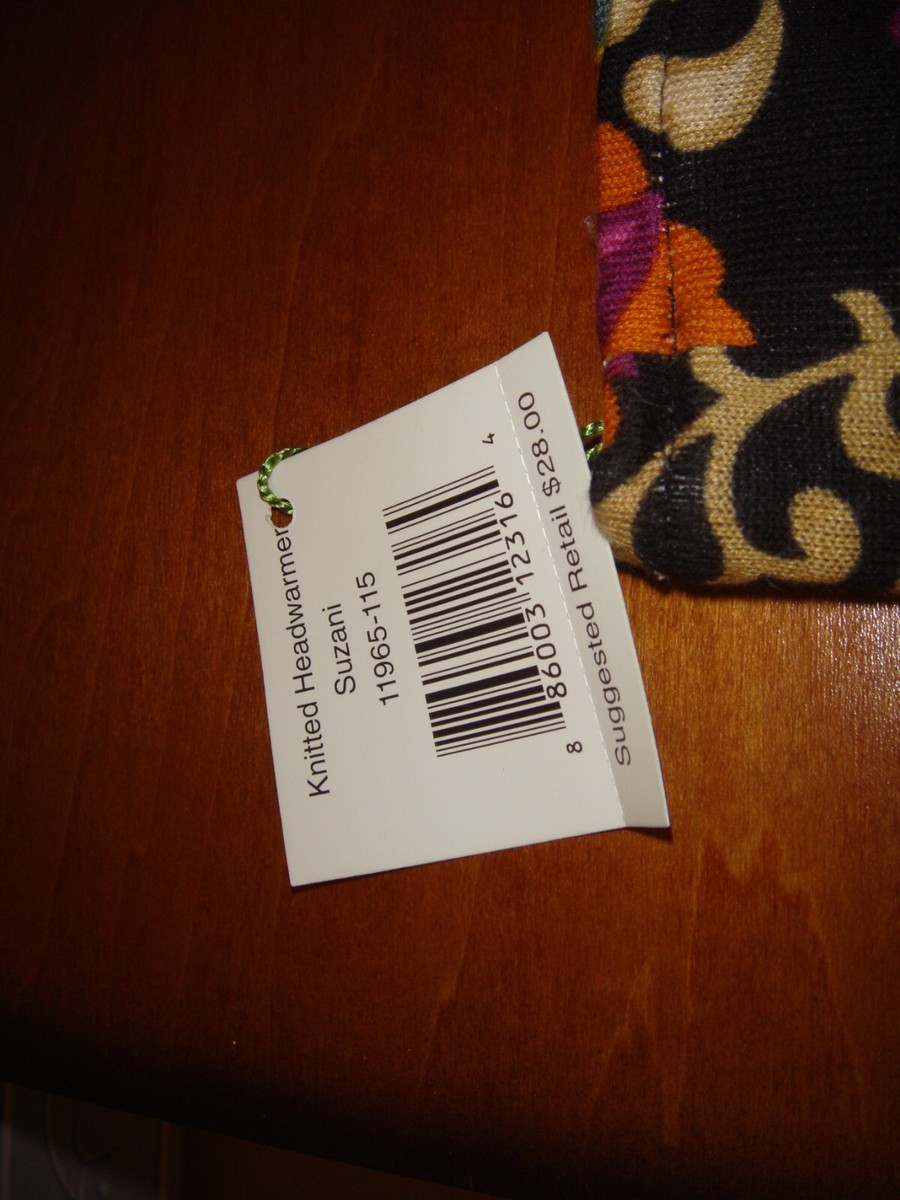 Vera Bradley Knitted Headwarmer Suzani | eBay