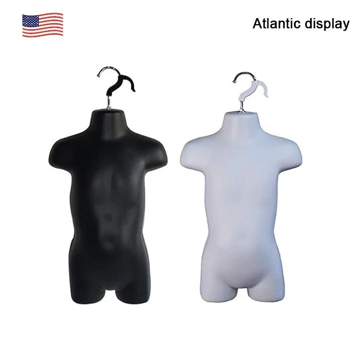 Child & Toddler Plastic Mannequin Torso Body Form 18" H (White) - Image 3 of 4