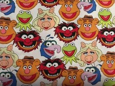The Muppets 100 high quality cotton quilt fabric 1/4 yd 9 x44