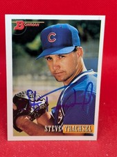 AUTOGRAPH on card: Steve Trachsel 1993 Bowman #172