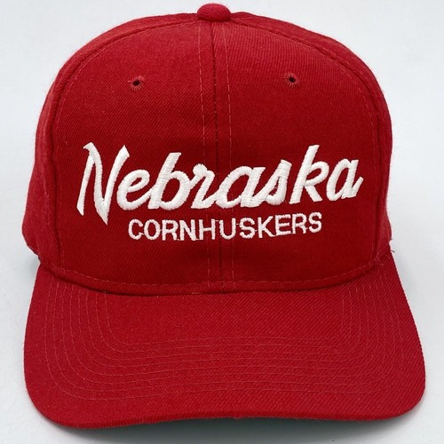 Vintage Sports Specialties Nebraska Cornhuskers Snapback Hat Script Logo (H19)
