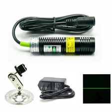 18x75mm 532nm 30mw 5V green laser line module with adapter  holder