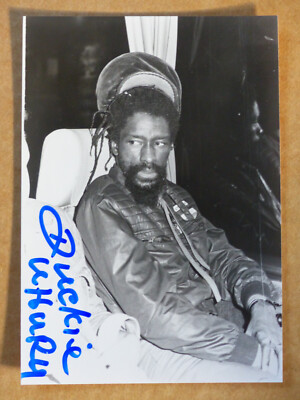 BLACK UHURU Derrick  Duckie  Simpson signed autograph signed on 10x15 cm photo