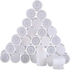 30 Pcs 35mm Plastic Film Canister Holder Empty Camera Reel Containers with Lids