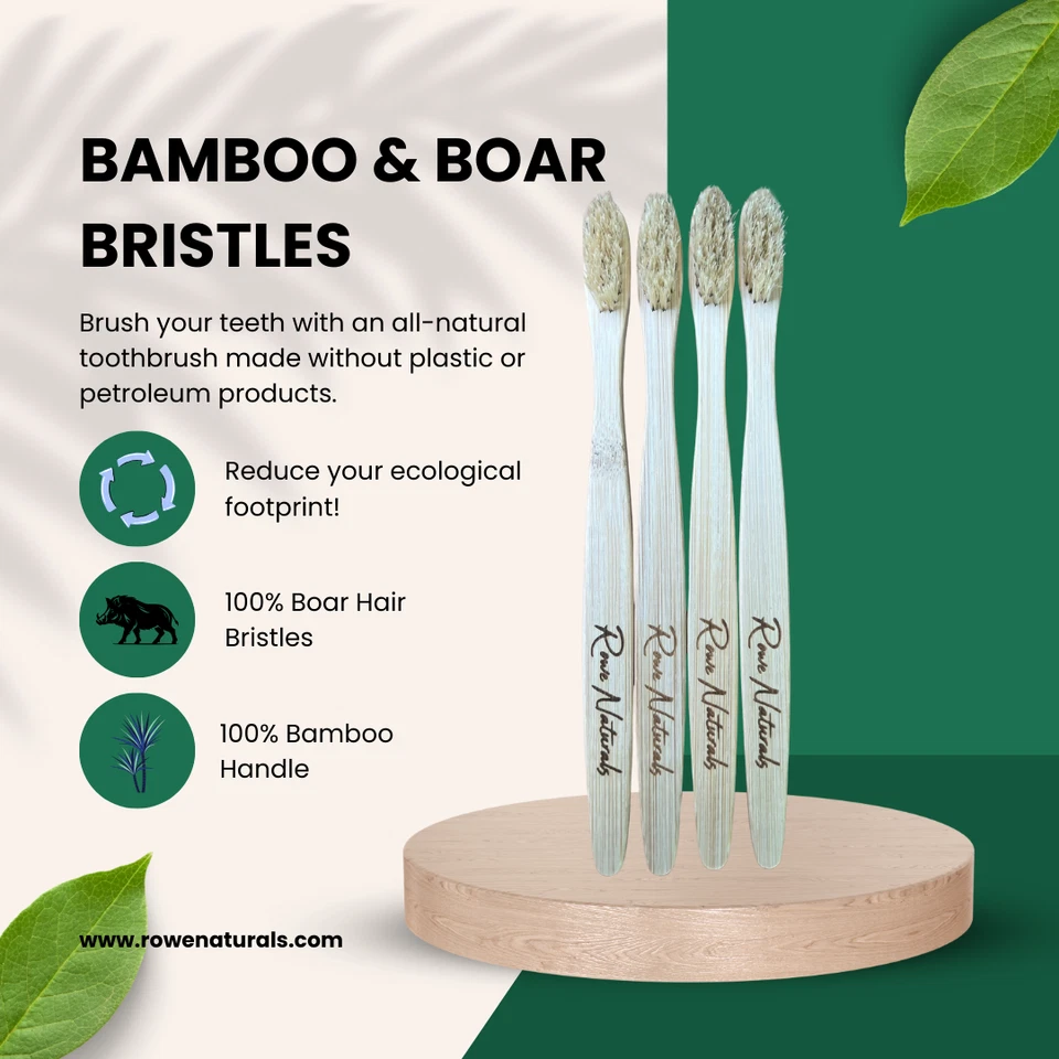 Bamboo and Boar Bristle Toothbrush - Image 3 of 4