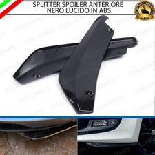 LAMA SPOILER SOTTO PARAURTI SPLITTER PER AUDI Q3 MK3 ANTERIORE NERO LUCIDO