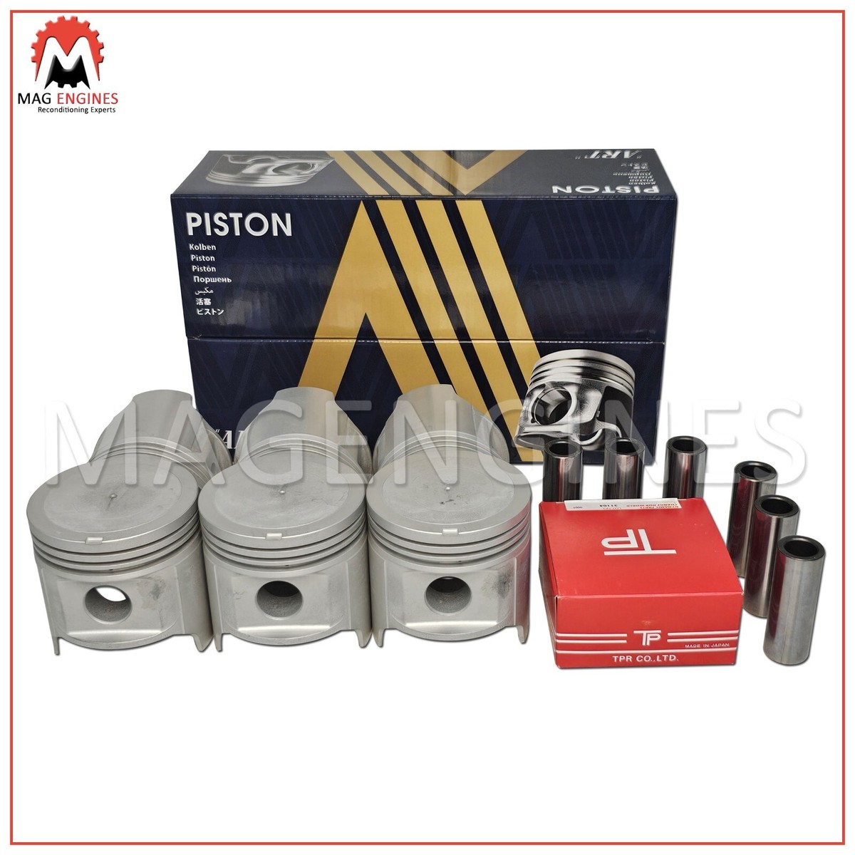 PISTON & RING SET TOYOTA 2F FOR LAND CRUISER TRUCK FJ55 4.2LTR