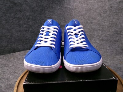 Flux Mens Adapt Trainer Blue White Athletic Knit Barefoot  display picture 3