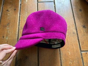 pink burberry hat