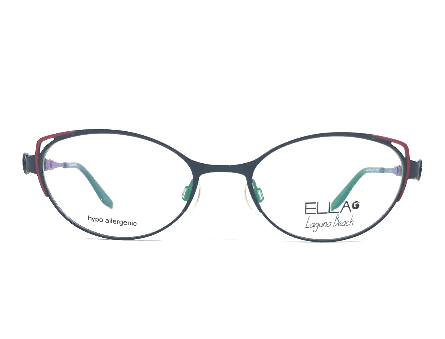 Оправа для очков Ella Laguna Beach 701008 col.10 Черно-красный Кошачий глаз 51-18-135