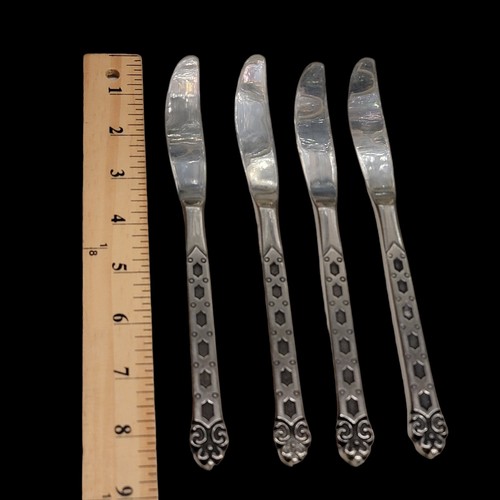 Replacement Oneida Northland San Francisco Large Dinner Knives Stainless Lot 4 - Picture 6 of 6