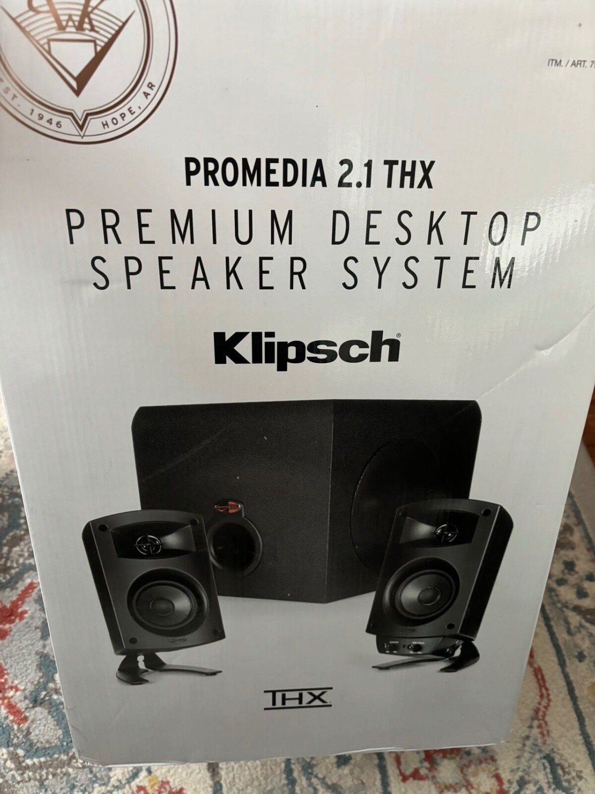 Klipsch ProMedia 2.1 THX Certified PC Desktop Speaker System - Black