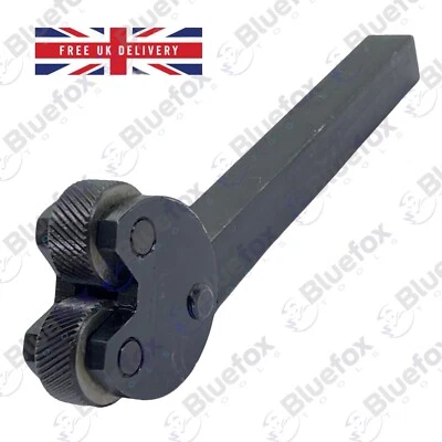 BLUEFOX 2 Wheel Knurling Tool With Pivoting Head Medium Wheels Knurling Tool