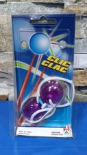 PALLINE CLIC CLAC (VIOLA) GIOCO ANNI 70-80 GIOCHI VINTAGE DA COLLEZIONE