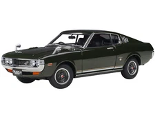1973 TOYOTA CELICA LIFTBACK 2000GT RA25 RHD MOSS GREEN 1/18 MODEL AUTOART 78768