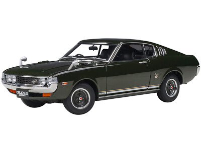 1973 TOYOTA CELICA LIFTBACK 2000GT RA25 RHD MOSS GREEN 1/18 MODEL AUTOART 78768