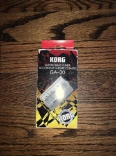Korg Guitar/ Bass Tuner (GA-30) w Box & Instructions Built In Reference Tone