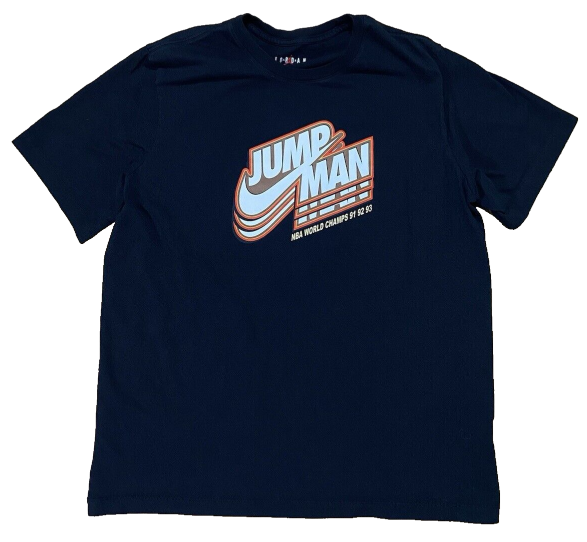 Nike Air Jordan Jumpman T-Shirt World Champs 1991 1992 1993