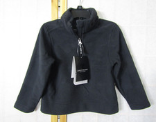 NWT Obermeyer Black Front Zip Children's 100 Polyester Outer Jacket Size S 2 