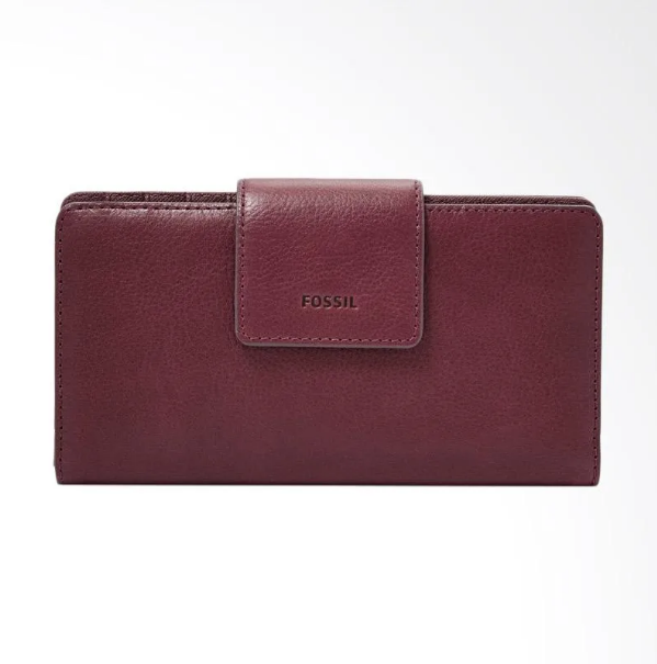Rfid Emma Tab Clutch Fossil Emma RFID Tab Clutch Womens Wallet