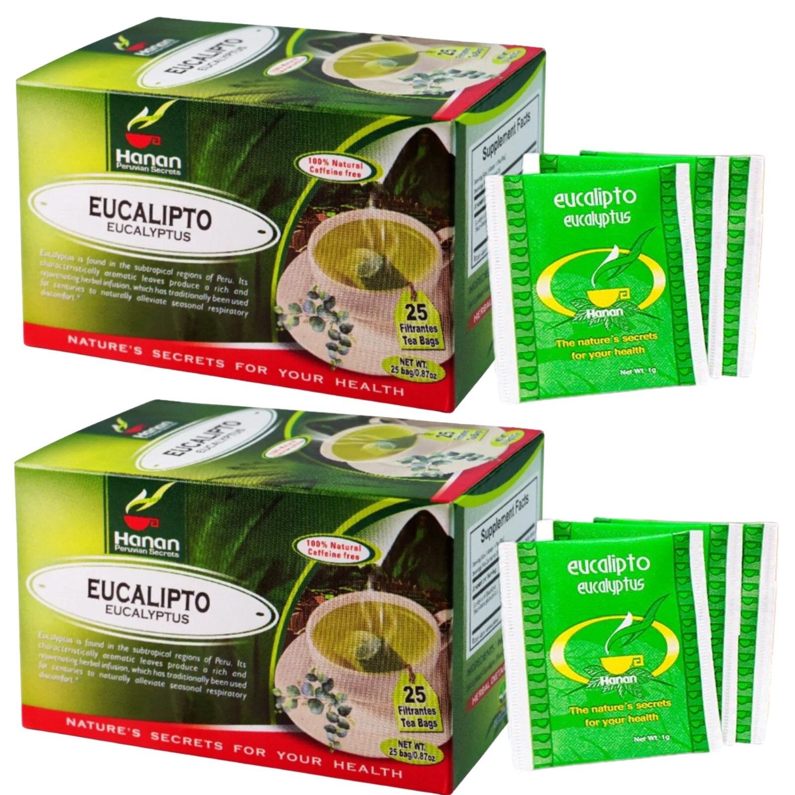 Bags - Eucalipto Herbal Tea Dried Eucalyptus Leaves From Per