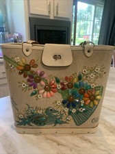 Enid Collins Collins Of Texas Canvas Purse Decoy Decor