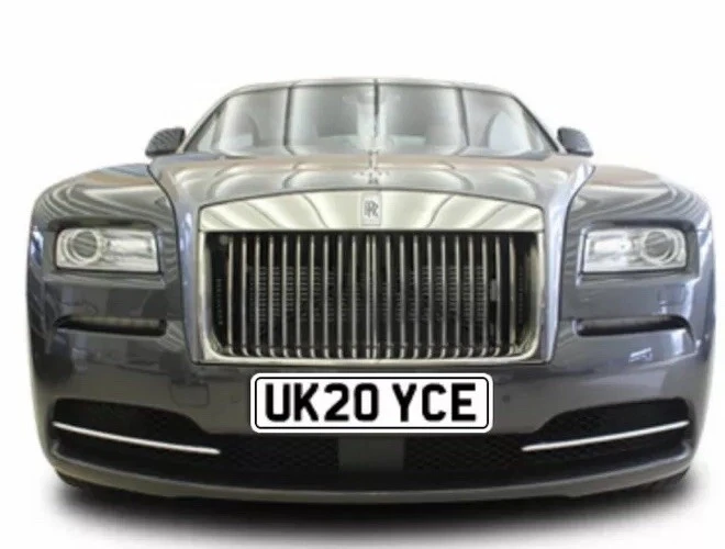 K 1 RollsRoyce Phantom Liverpool License plate of the United Kingdom