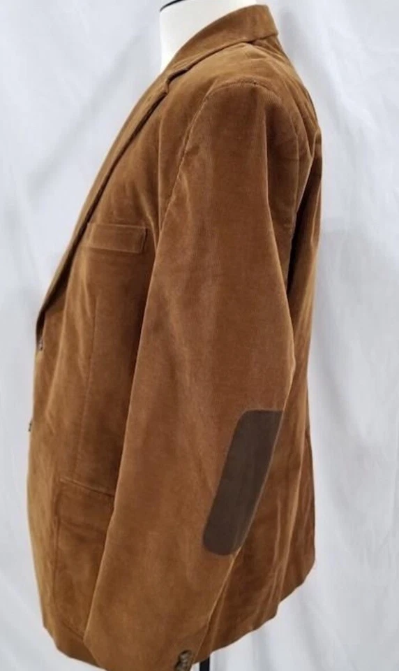 Blazer XXL Jos A Bank Reserve Algodón Pana Codo Parche Chaqueta Hombres Cirujano Foto 2 de 4