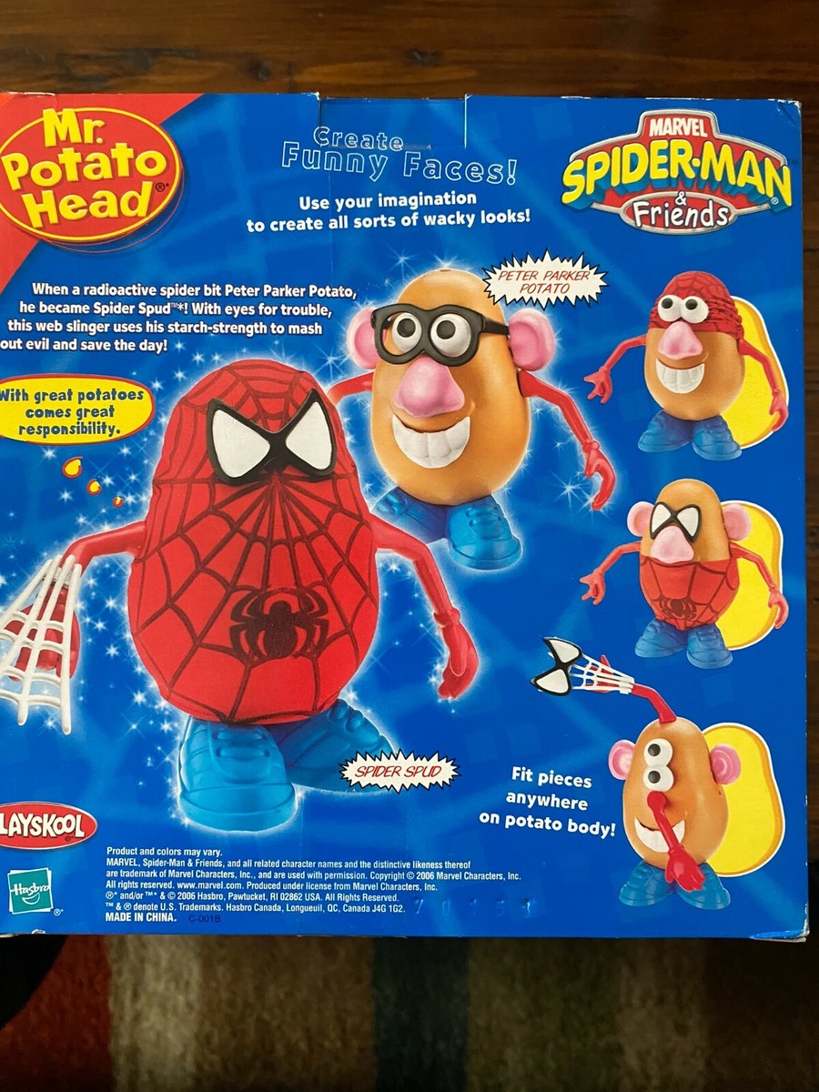 その他 Toys story Mr Potato Head Spider-man 3 Mr Potato Head Spiderman Spider Spud Collector Set SpiderMan