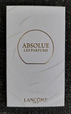 LANCOME   "  Absolue " Carte gaufrée *** Superbe  !