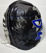 JACY JAYNE * MECHA WOLF 450 * LAREDO KID * Signed Wrestling Mask WWE NXT AEW WWC