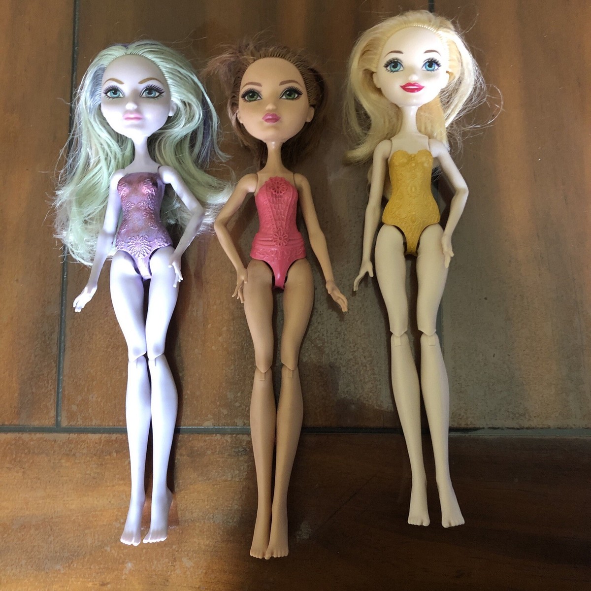 Monster Ever After Rainbow High Doll Lot Of 3 Skylar Jade Raven AS IS
