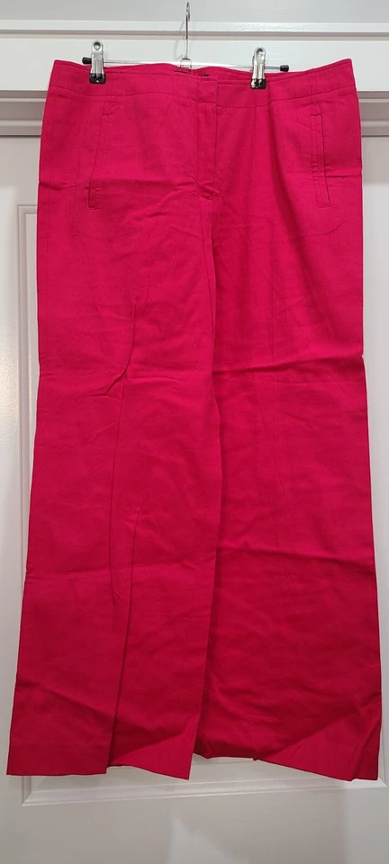 Pantalón Talbots Mujer Pierna Ancha Pull On Carrera Pantalones Femenino Elastizado 12 Pequeño