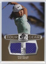 2024 SP Game Used Tour Gear Gold 55/75 Michelle Wie West #TG-MW 0ze5