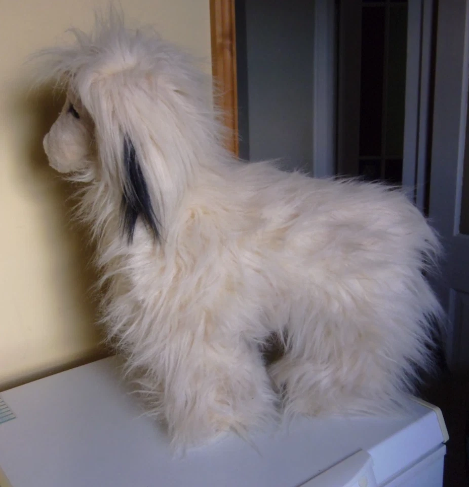 Large 80's vintage Afghan Hound, dog, cream colour rare - Image 4 of 4