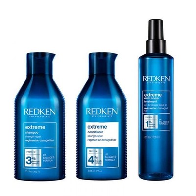 Pflegeset mit.Shampoo 300ml, Conditioner 300ml & AntiSnap Spray 250ml für spr...