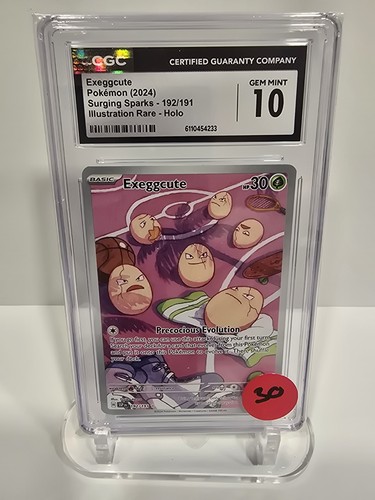 Exeggcute graded CGC 10 for sale on eBay