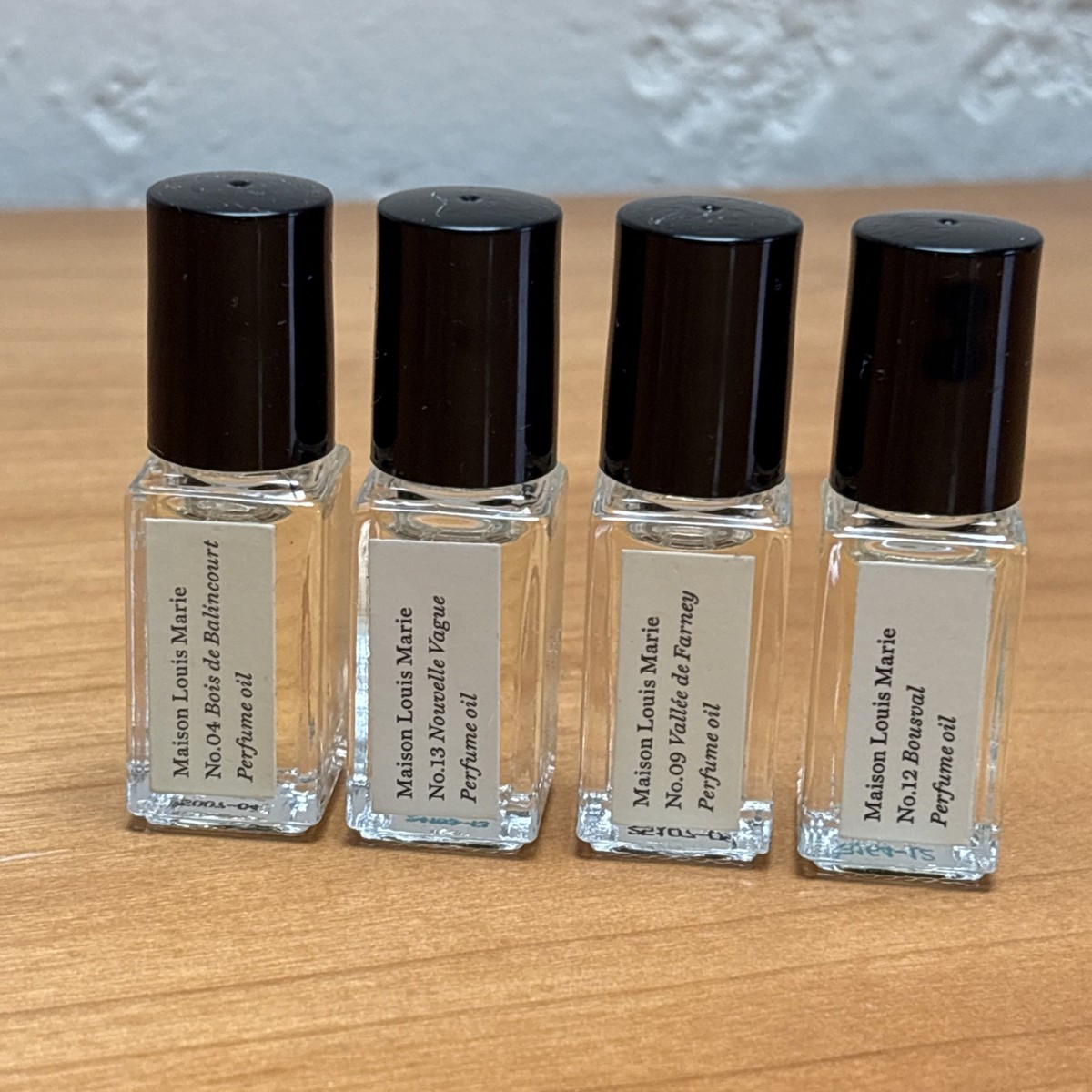 Maison Louis Marie Perfume Oils: No.04, No.9, No.12, No.13. Bois