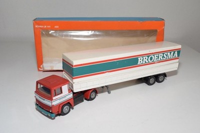 X TEKNO SCANIA 141 LKW MIT ANHÄNGER BROERSMA AUSGEZEICHNET VERPACKT