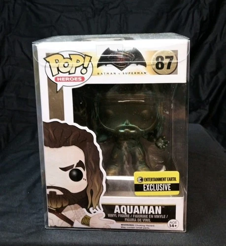 Funko POP! Batman Vs Superman: Aquaman #87 Patina Vinyl Figure EE Exclusive