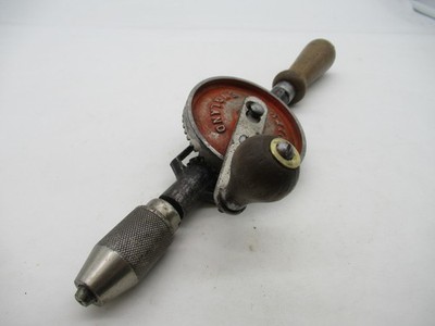 Vintage Stanley No. 803 Doppelritzel Handbohrer Eierschläger Made in England
