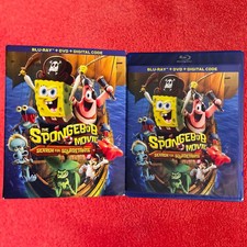 The SpongeBob Movie: Search for SquarePants Blu-Ray  DVD   NO DIGITAL  