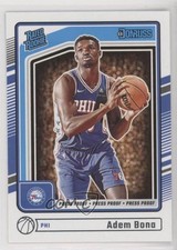 2024-25 Panini Donruss Rated Rookie Press Proof Silver Adem Bona #205 0y59