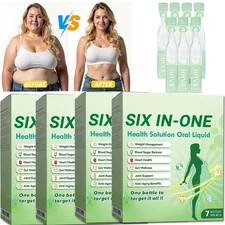 6-in-1 SIX-in-ONE Health Solution Oral Liquid, Advanced Body Care Liquids Drops